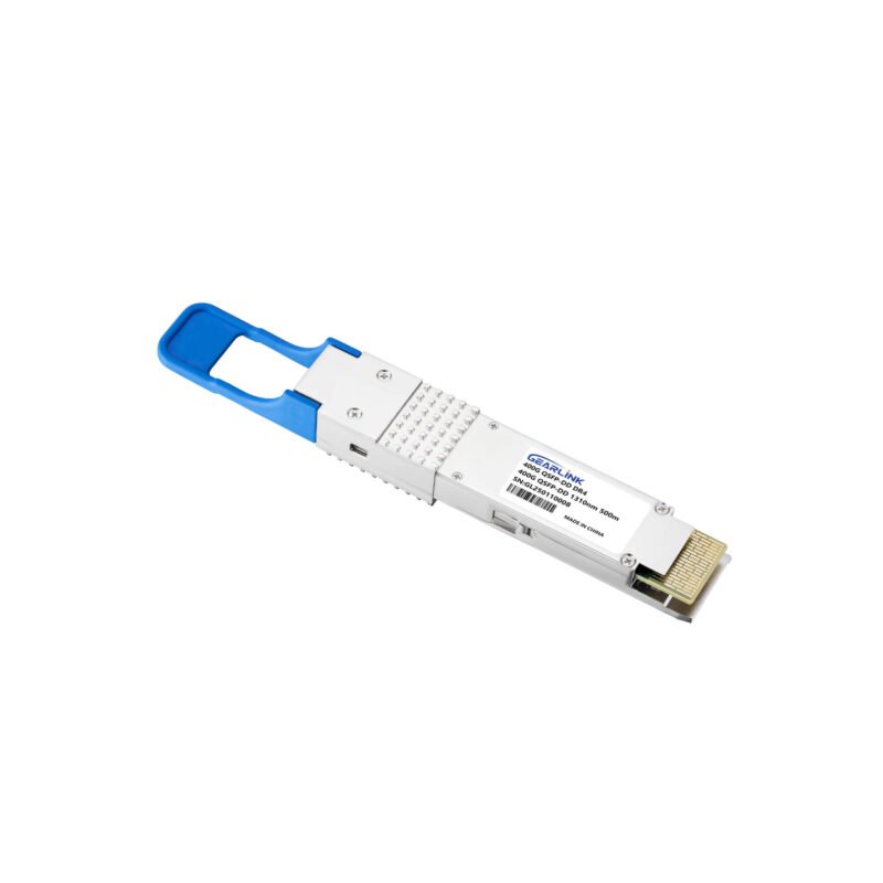 400GBASE-DR4 QSFP-DD PAM4 1310nm 500m DOM MPO-12/APC SMF SiPh-Based Optical Transceiver Module