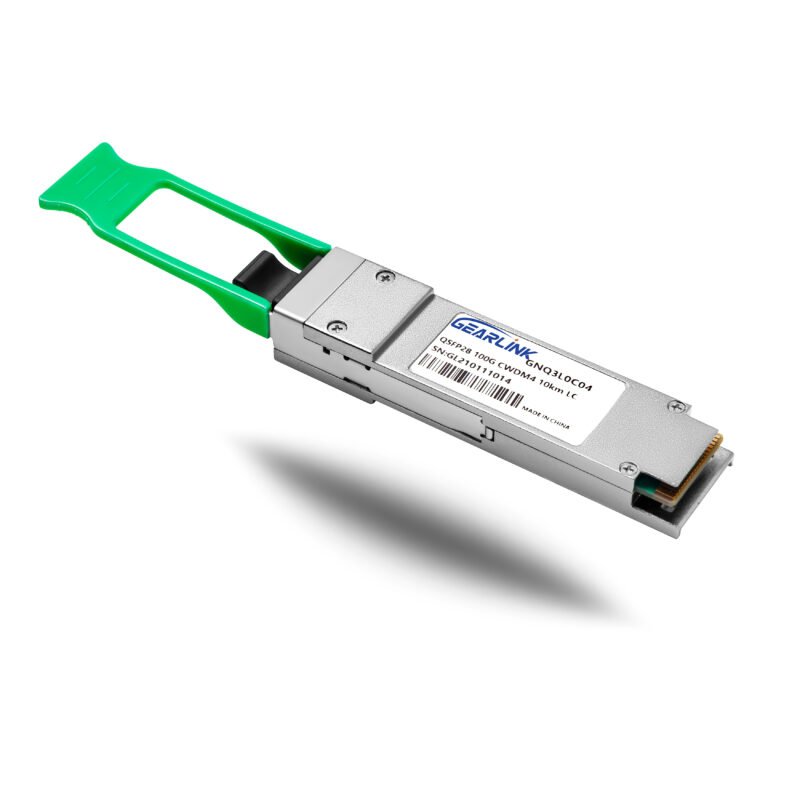 100GBASE-CWDM4 QSFP28 1310nm 2km DOM Duplex LC/UPC SMF Optical Transceiver Module