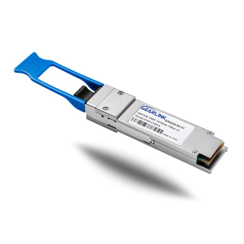 100GBASE-LR4 QSFP28 1310nm 10km DOM Duplex LC/UPC SMF Optical Transceiver Module