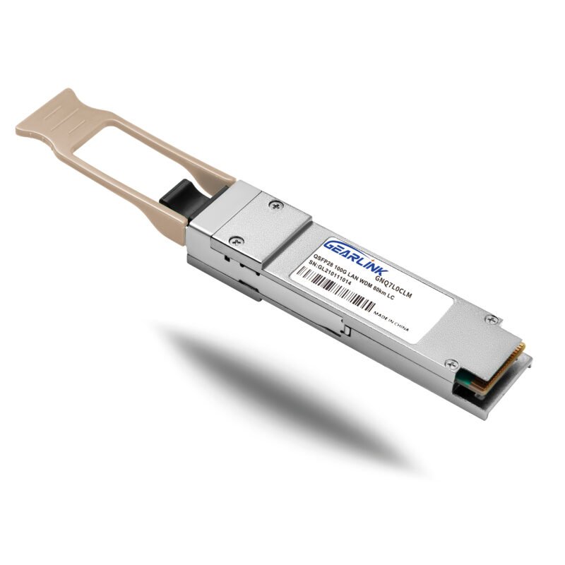 100GBASE-ZR4 QSFP28 1310nm 80km DOM Duplex LC/UPC SMF Optical Transceiver Module