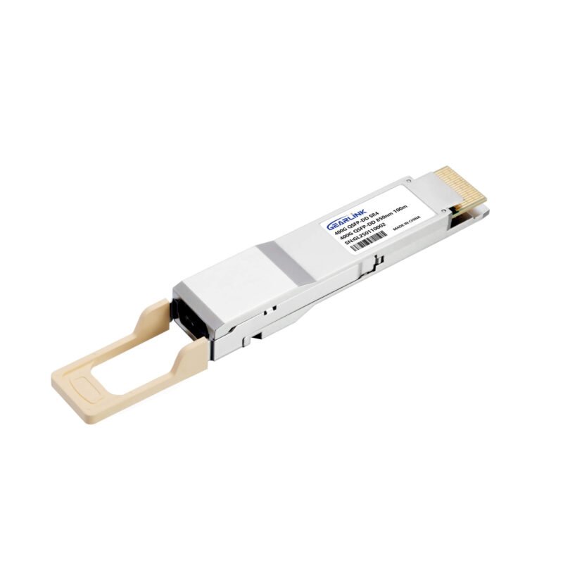 400GBASE-SR4 QSFP-DD PAM4 850nm 100m DOM MPO-12/APC MMF Ethernet Optical Transceiver Module