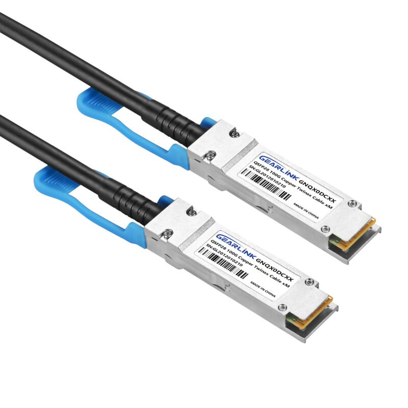 100G QSFP28 Passive Direct Attach Copper Twinax Cable