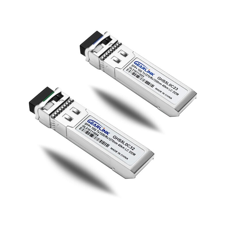 10GBASE-BX BiDi SFP+ 1270nm-TX/1330nm-RX 40km DOM Simplex LC/UPC SMF Optical Transceiver Module
