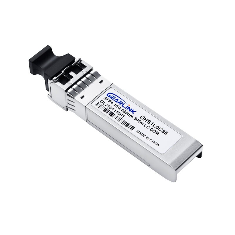 10GBASE-SR SFP+ 850nm 300m DOM Duplex LC/UPC MMF Optical Transceiver Module