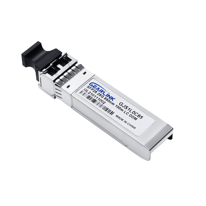 25GBASE-SR SFP28 850nm 100m DOM Duplex LC/UPC MMF Optical Transceiver Module