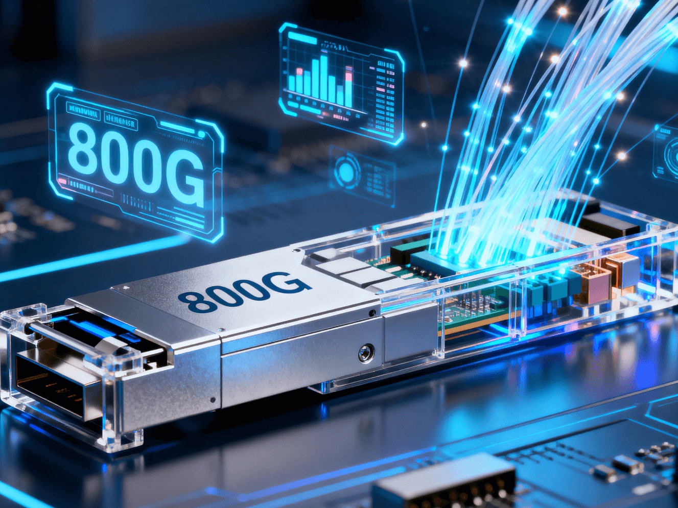 The New Standard of Connectivity: What Is an 800G Transceiver? The New Standard of Connectivity: What Is an 800G Transceiver?