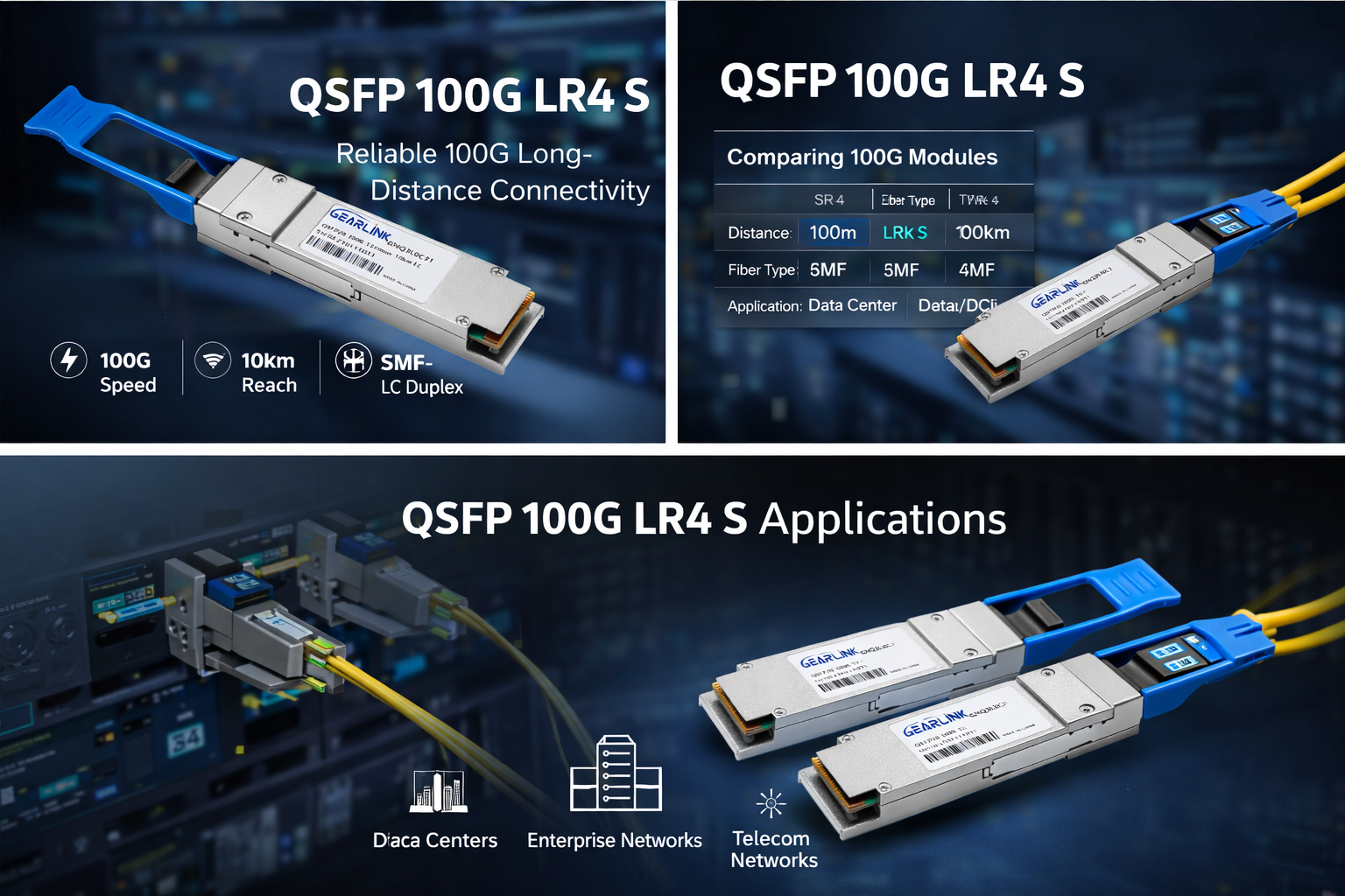 QSFP 100G LR4 S Ultimate Reliable 100G Optical Solution