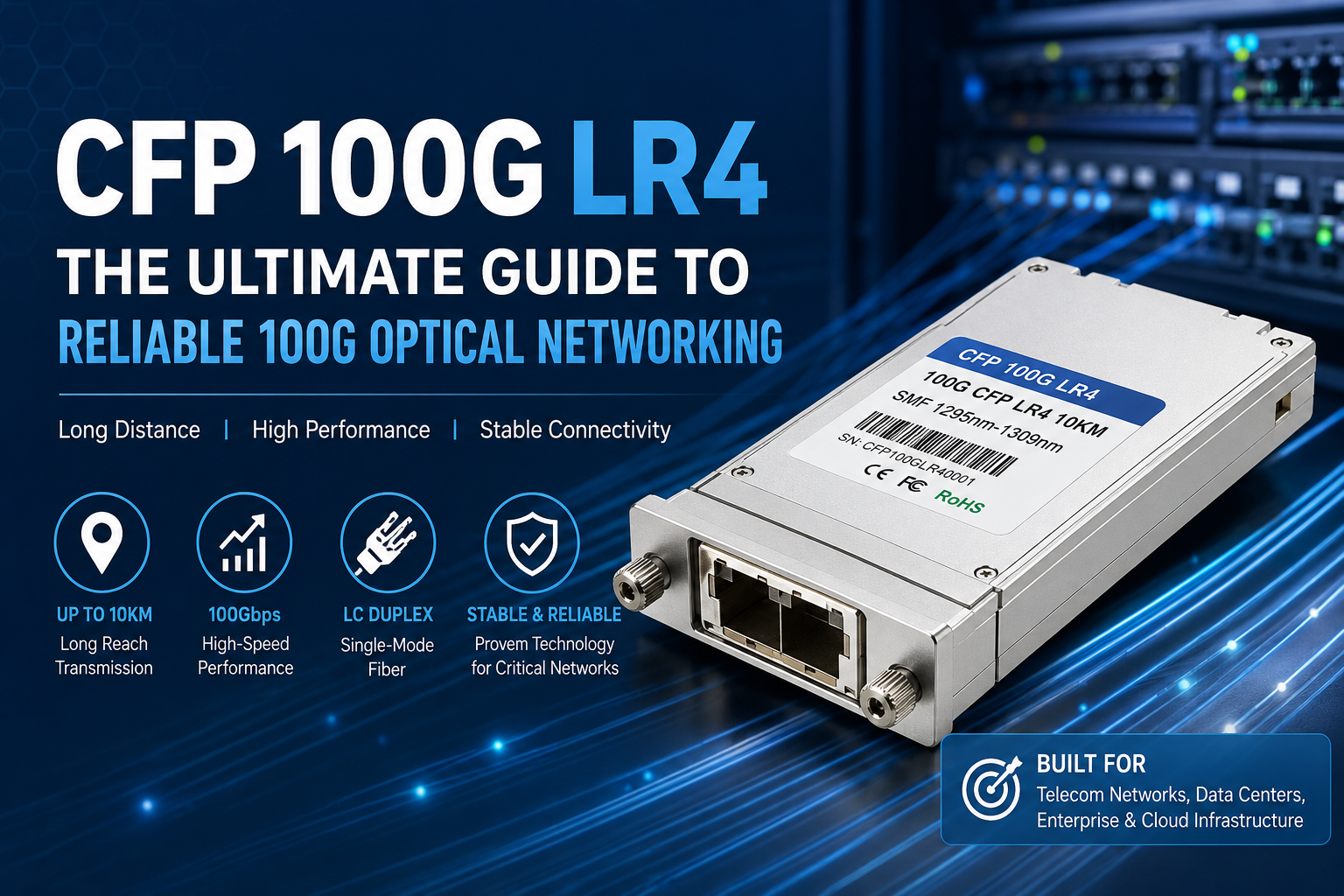CFP 100G LR4: A Complete Overview for Modern 100G Networks