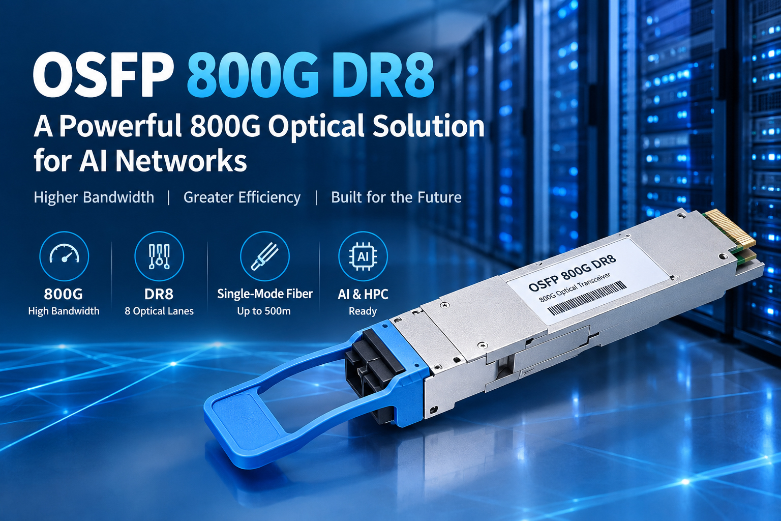 OSFP 800G DR8 Powerful 800G Transceiver Guide